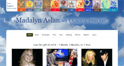 Desktop Screenshot of madalynaslan.com